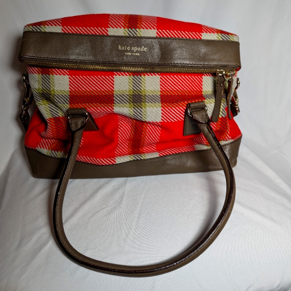 Kate Spade Wool Top handle bag like new